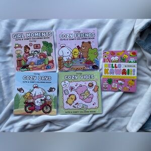 Cute & Comfy Coloring Book Set